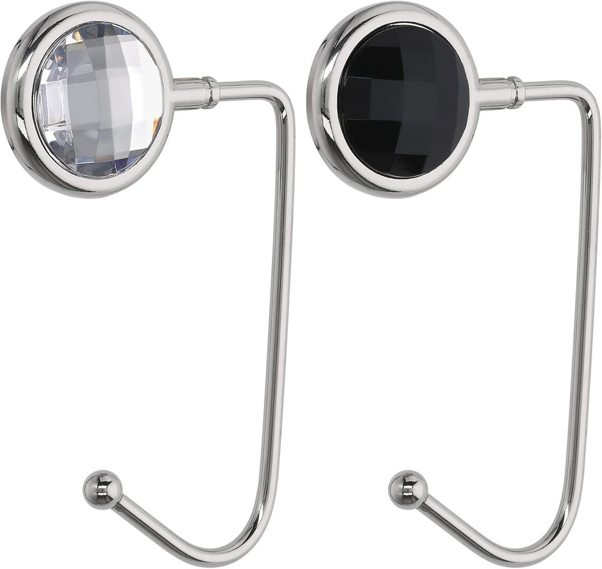 Set van 2 metalen tafeltas hangers voor handtassen en draagbare tas haakjes