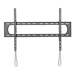 Value Ultraflache TV-Wandhalterung (Wand, 120 kg, 60" - 120"), TV Wandhalterung, Schwarz