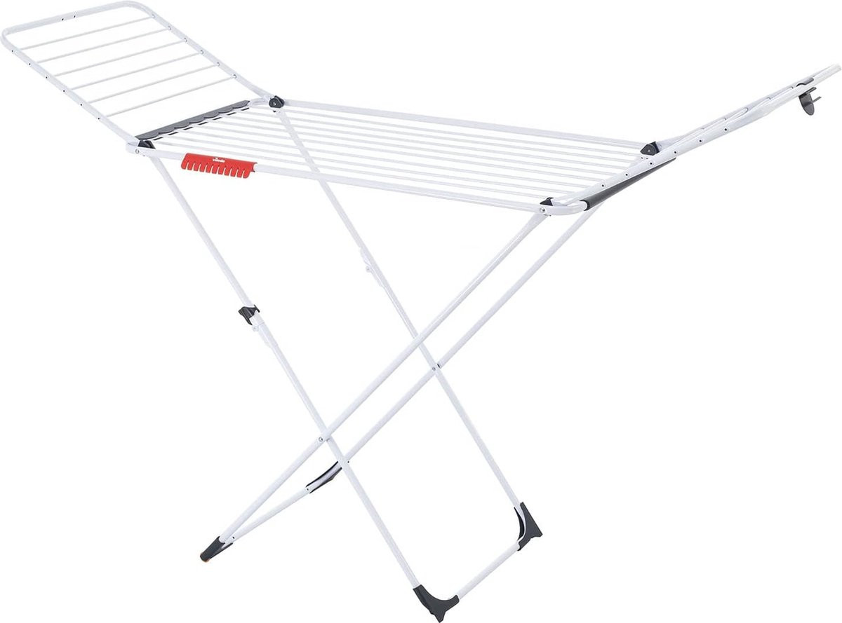 Uittrekbaar wasrek met 20 meter drooglijn