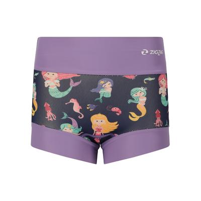 Badehose ZIGZAG "Lamai", Kinder, Gr. M, EURO-Größen, dunkellila, 50% Neopren, 50% Polyester, mehrfarbig, Badehosen Badehose, aus elastischem Neoprenmaterial