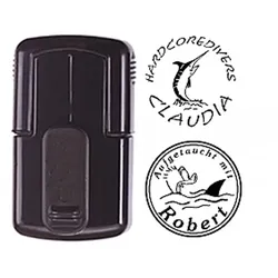 Smart-stamp - Größe: ø 24 mm - schwarz