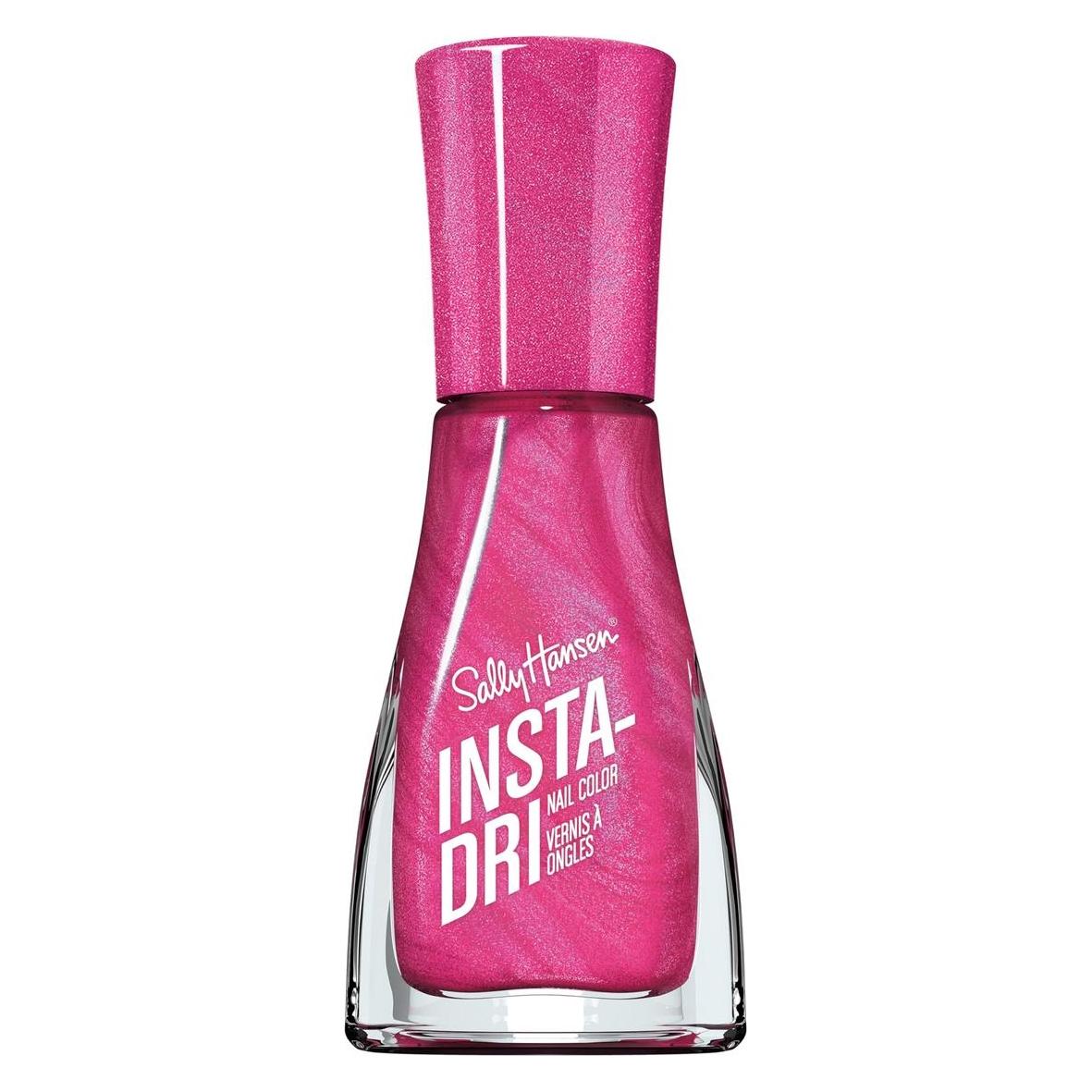 Sally Hansen Insta Dri Nail Color - Nail Polish 3In1 9.17 Ml 303 Flashy Fuchsia (Pink, Farblack) (074170454024)