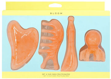 Bloom Beauty Set de 4 Gua Sha Multifunção 1 un