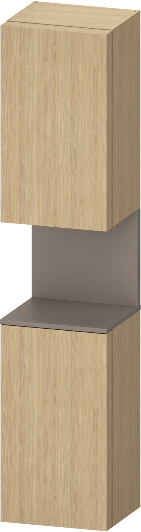 Duravit Hochschrank Qatego 40x36x1760cm, 2 T, An r, bas. m/Eich Nat (QA1346R43300000)