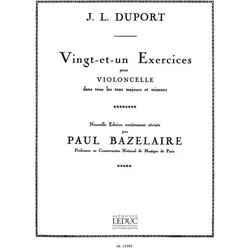 21 Exercises pour pour violoncelle, Fachbücher von Jean Louis Duport