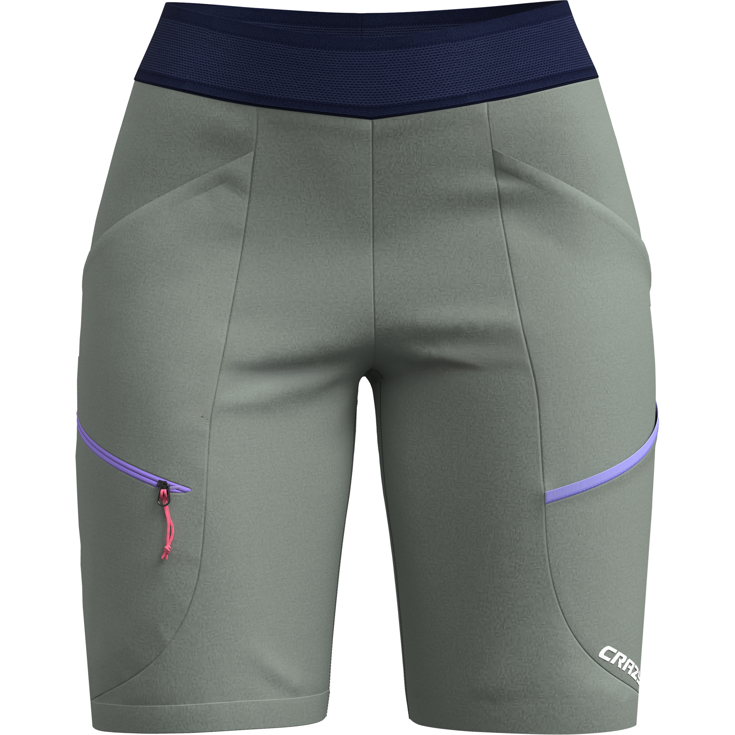 Crazy Traverse Damen Kurze Hosen grau Größe L Trekking Klein verpackbar
