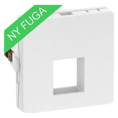 LK Dataudtag FUGA T1 - 1 modul indsats, for 1 stk. Keystone konnektor (L), leveres uden (588D6706)