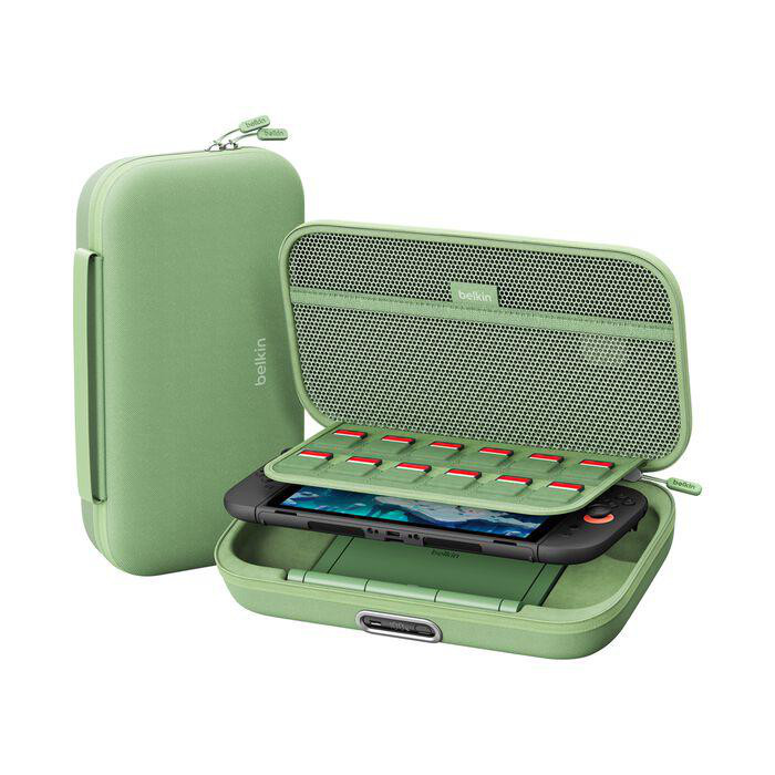 Belkin Charging Case Pro Nintendo Switch 2 Powerbank 10000 mAh 30 Watt Grün