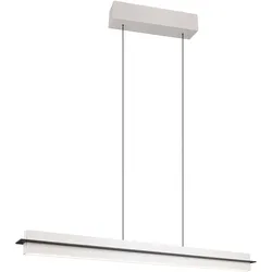 Trio, Pendelleuchte, LED-Pendelleuchte EMERSON 346710176, 22 W, 2500 lm, grau (2500 lm)