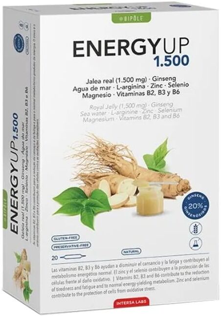 Dieteticos Intersa Bipole Energy Up 1500 20 Frascos 15 ml