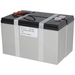Yuasa AGM-Batterie NP10-12, 12 V, 10 Ah, Faston 4,8 mm Anschluss, mit VdS-Zulassung