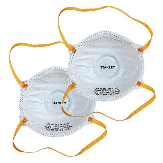 Stanley SYFFP22PKB EU FFP2 Einweg-Staubmaske 2 Stück (FFP2, 2x) (SYFFP22PKB)