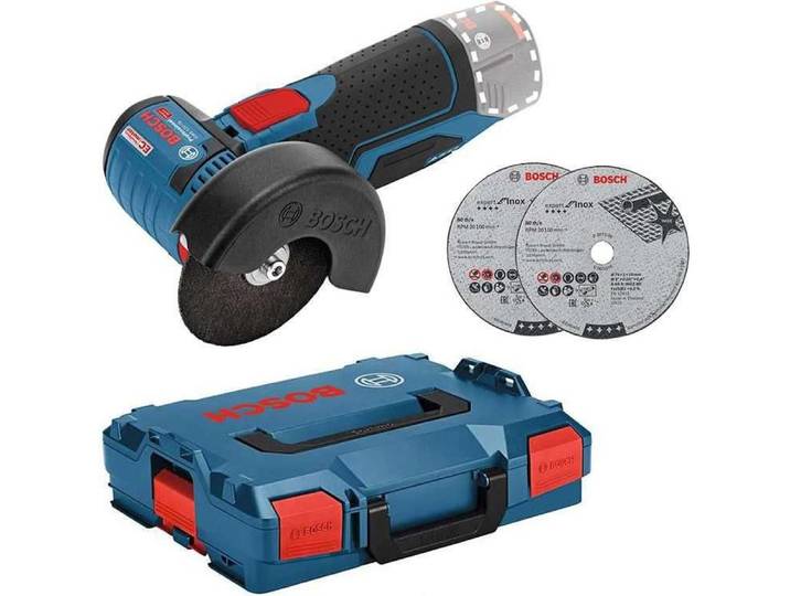 Meuleuse angulaire sans fil BOSCH 06019F2003 - GWS 12V-76 Professional 12V (vendu sans batterie)