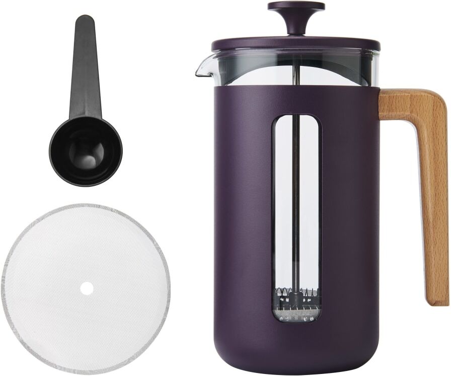 La Cafetiére Plongeur à Café Verre Violet 1L Violet 15x21x10cm
