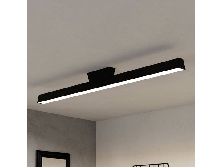 EGLO connect Smart Home Deckenleuchte Connect Simolaris-z, dimmbar, schwarz, für Wohn- / Esszimmer, Metall, Modern