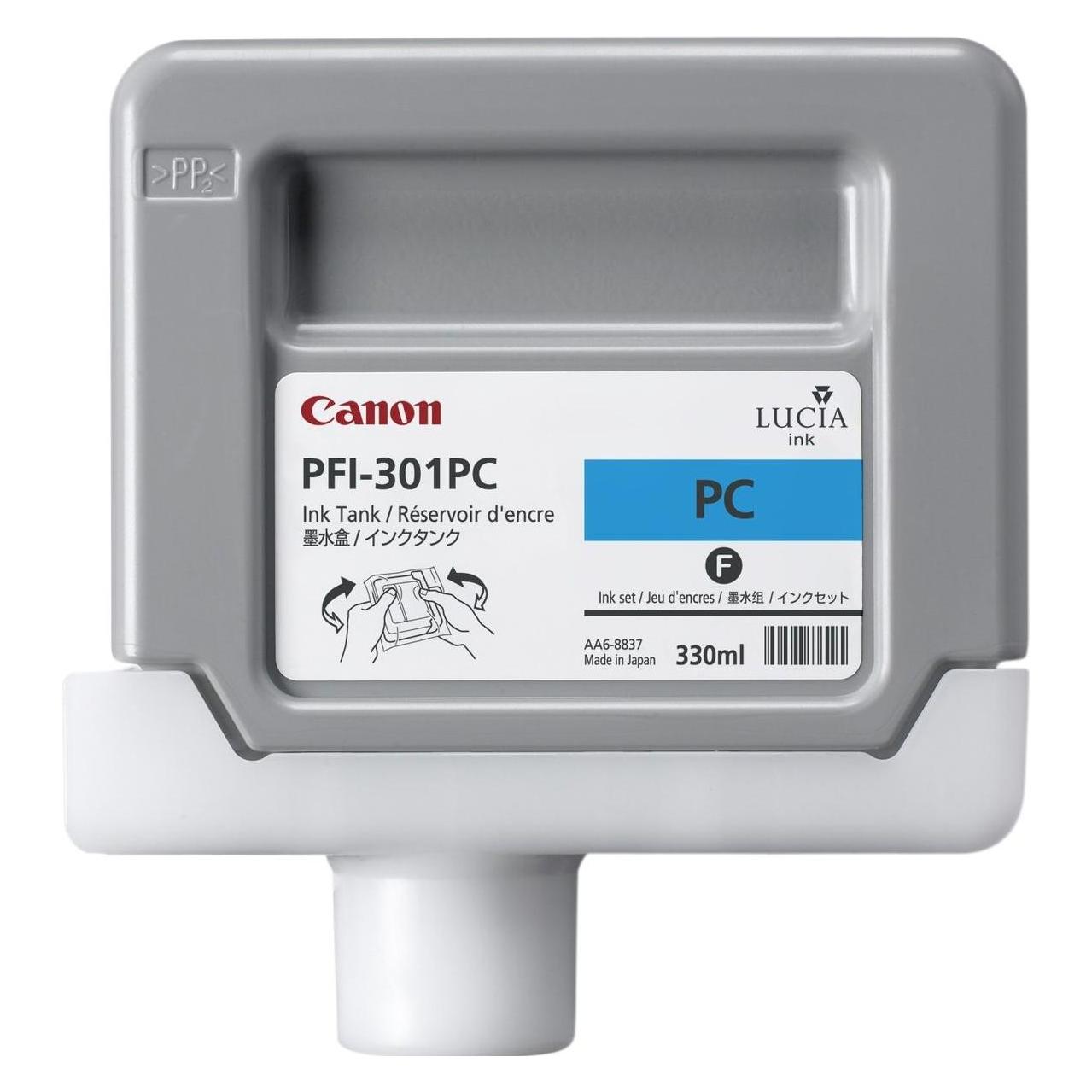 Canon Tinte Large Format photo cyan Orig.Nr. PFI-301PC (PC) (PFI-301PC)
