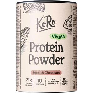 KoRo Proteinpulver Smooth, 300 g, 21 g Protein je Portion (30g), Schokolade