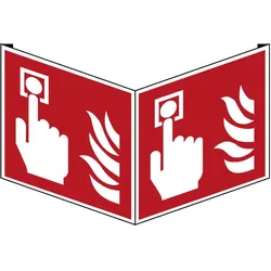Brady, Sicherheitskennzeichnung, ISO Safety Sign - Fire alarm