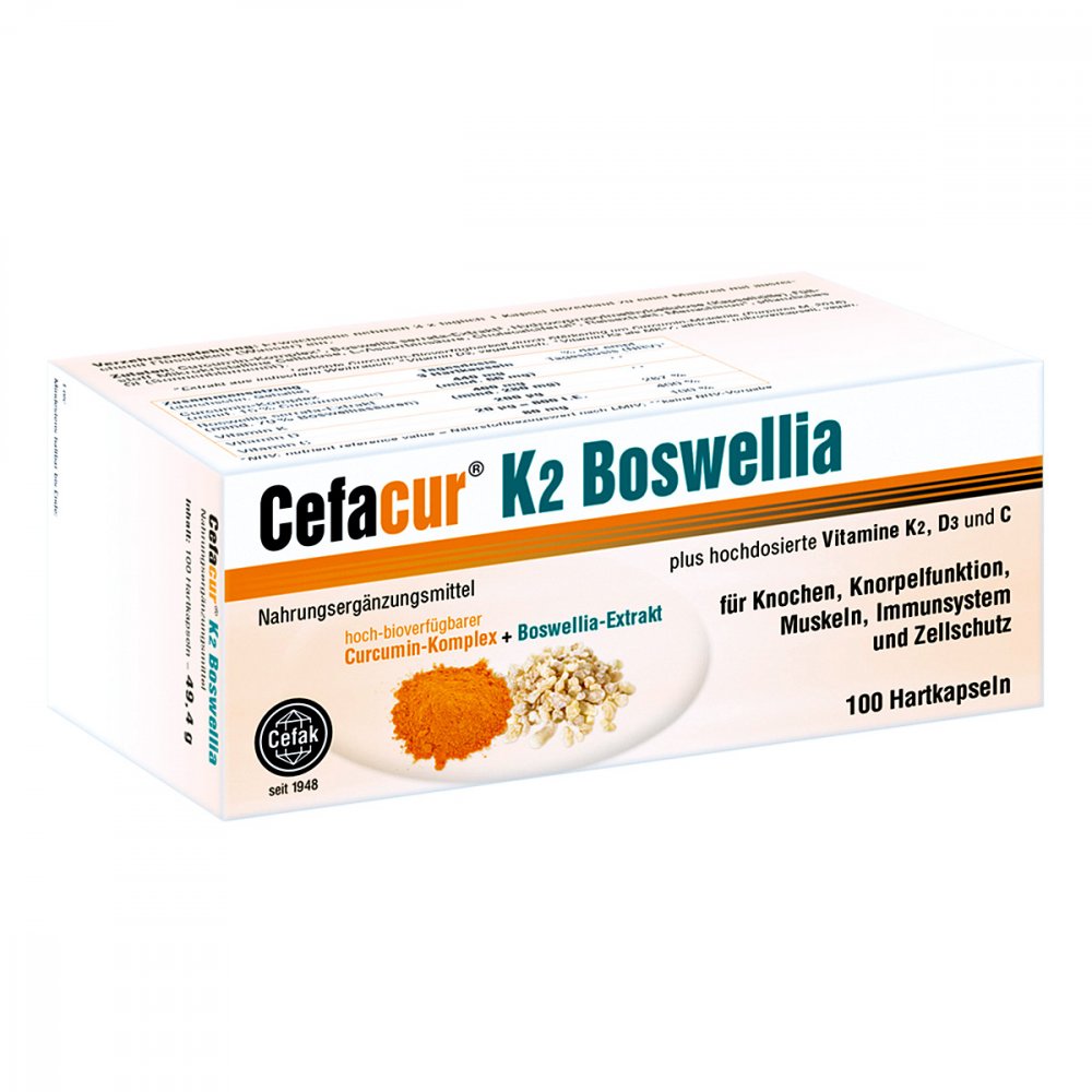 Cefak KG Cefacur K2 Boswellia Hartkapseln 16023983
