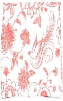 E by Design 18 x 30-inch Traditional Bird Floral Floral Print Hand Towel