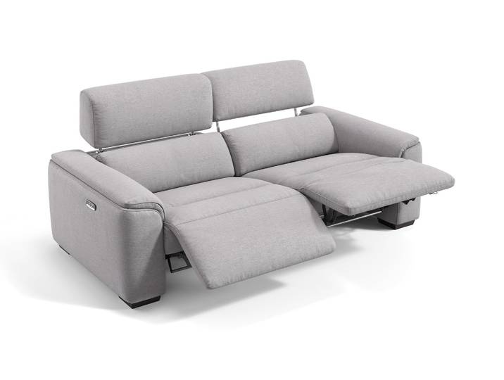 Stoff 3er Sofa CALVERA 3-Sitzer Stoffgarnitur Couchgarnitur Couch