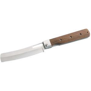Herbertz Klappmesser Camping Brotmesser, 11cm Klingenlänge, braun, Einhandmesser