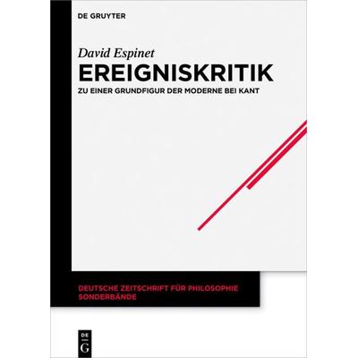 Ereigniskritik, Gebundene Ausgabe von David Espinet, De Gruyter, 978-3-11-049998-8