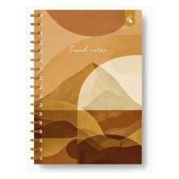 Cozywood Dekoratives Spiralnotizbuch B5/160K kariert Reise (B5, Kariert) (70187905)