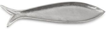 Melrose International "Metallic Aluminum Fish Platter 23.5""L"