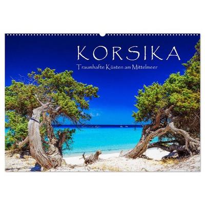 Korsika - Traumhafte Küsten am Mittelmeer (Wandkalender 2027 DIN A2 quer), CALVENDO Monatskalender