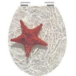 MDF HG WC-Sitz RED STARFISH