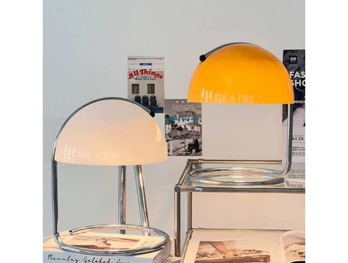 Lampe de chevet en verre Bauhaus, lampe diffuseur d'arôme de cire fondante sans feu, lampe nordique tendance de chevet pour chambre à coucher