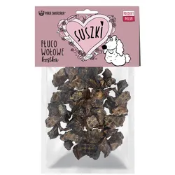 Paka Zwierzaka – Getrocknetes Rinderlungengewebe, Würfel, 100 g