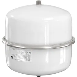 Flamco, Zubehör Sanitärinstallation, Druckausdehnungsgefäss Contra-Flex 25 l, 3 b, R 3/4, Vordruck 1,5 bar, weiss
