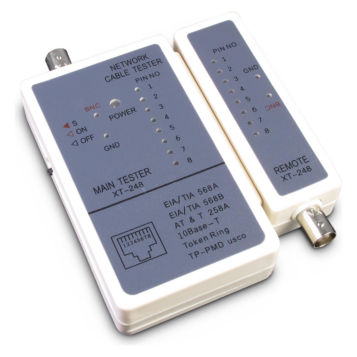Intertech 88887209 Netzwerkkabel-Tester (Kabeltester) (88887209)