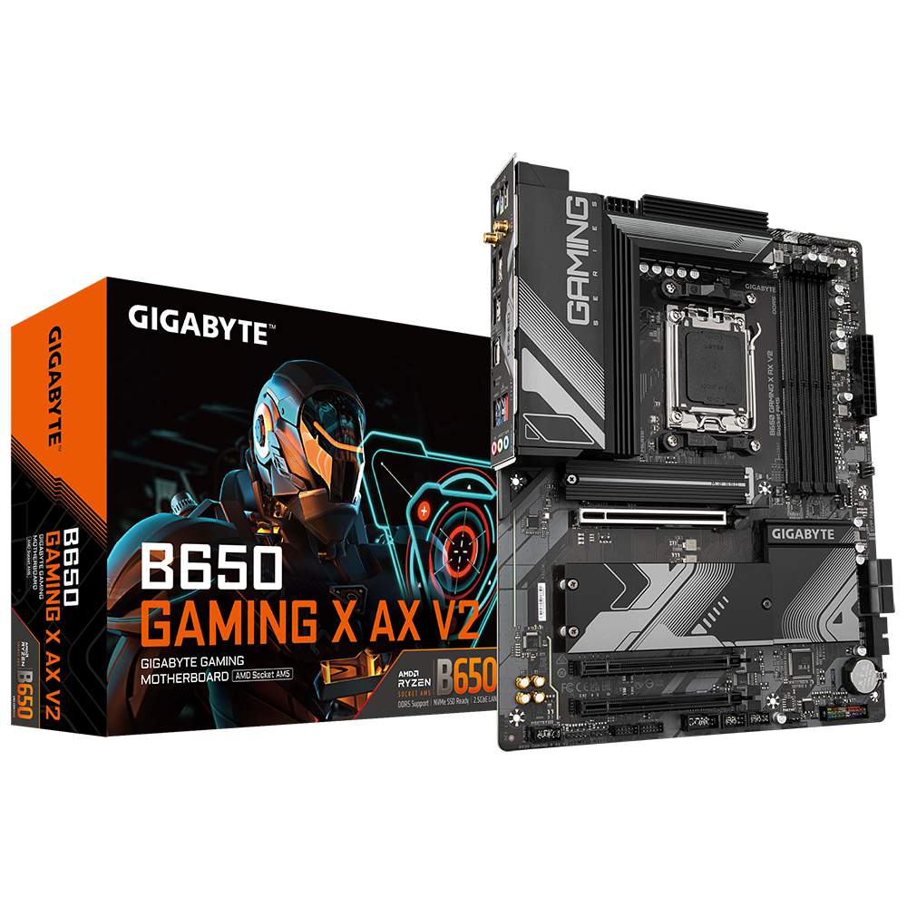 GIGABYTE B650 GAMING X AX V2 ATX Mainboard - Sockel AM5