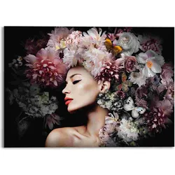 Glasbild LUXURY FLOWERS (BHT 70x50x2 cm) - BHT 70x50x2 cm