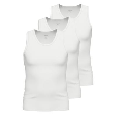 Achselhemd AMMANN "3er Pack Athletic Shirt Day Modern / Micro Modal", Herren, Gr. XXL, N-Gr, weiß, Obermaterial: 93% Modal CMD. 7% Elasthan EL., Unterhemden