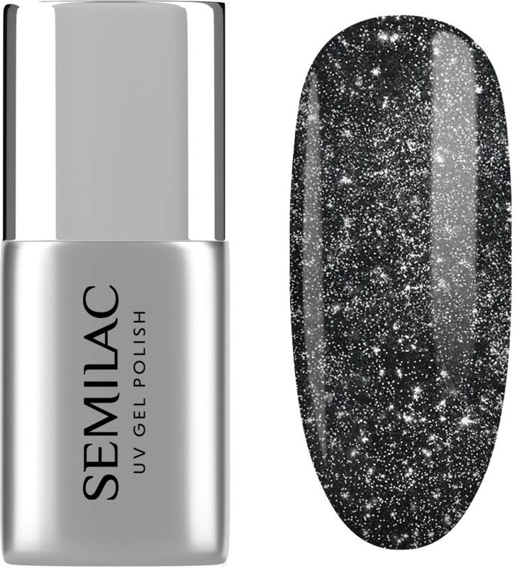 Semilac UV Gel Top Flash ON anti-effusion top coat for shine and protection shade T21 7 ml