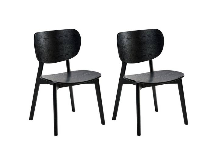 ESSZIMMERSTUHL 2er-Set Holz Schwarze Esche Overly