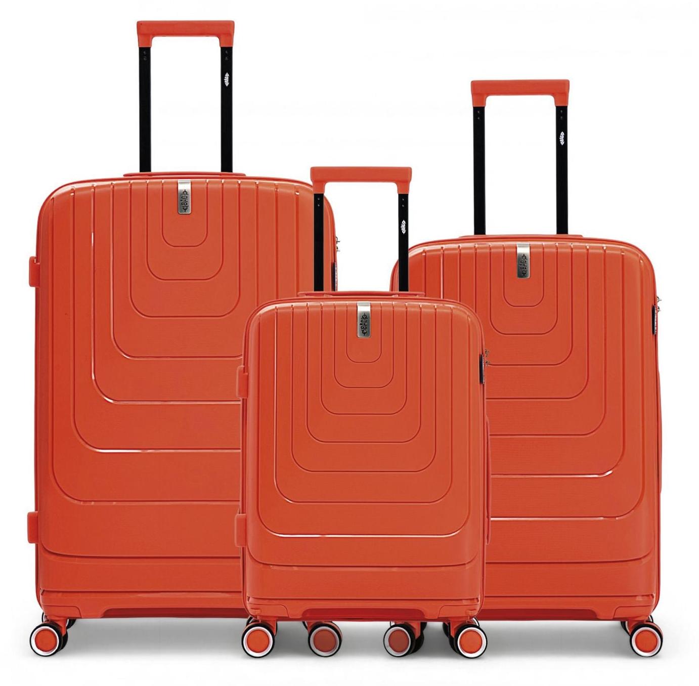 3er-Set Hartschalenkoffer in den Größen "Groß", "Mittel" und "Handgepäck" der Serie GALINA