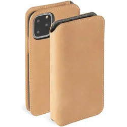 Krusell Sunne PhoneWallet Apple iPhone 11 Pro Max vintage nude (Apple iPhone 11 Pro Max), Smartphone Hülle, Beige