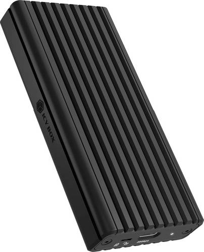 ICY BOX IB-1917M-C32a M.2 SSD-Gehäuse USB-C (USB 3.2 Gen 2x2) 20 GBit/s M.2 PCIe NVMe 2230, 2242, 2260, 2280 61163