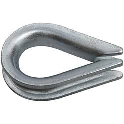 SWG 68017430675 Kausche 6 mm Stahl galvanisch verzinkt 25 St.