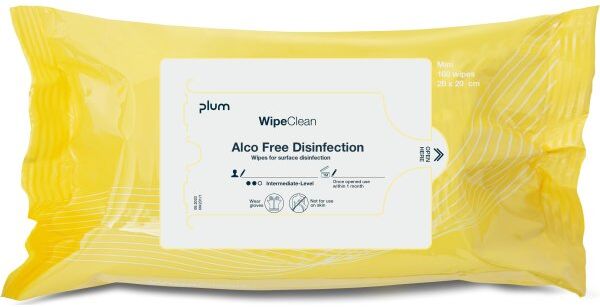 Plum Wipeclean Alco Free   Wipes   Mini   100 Stk