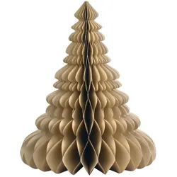 Chic Antique Weihnachtsbaumaufsteller aus Papier, H50/D41 cm, amber