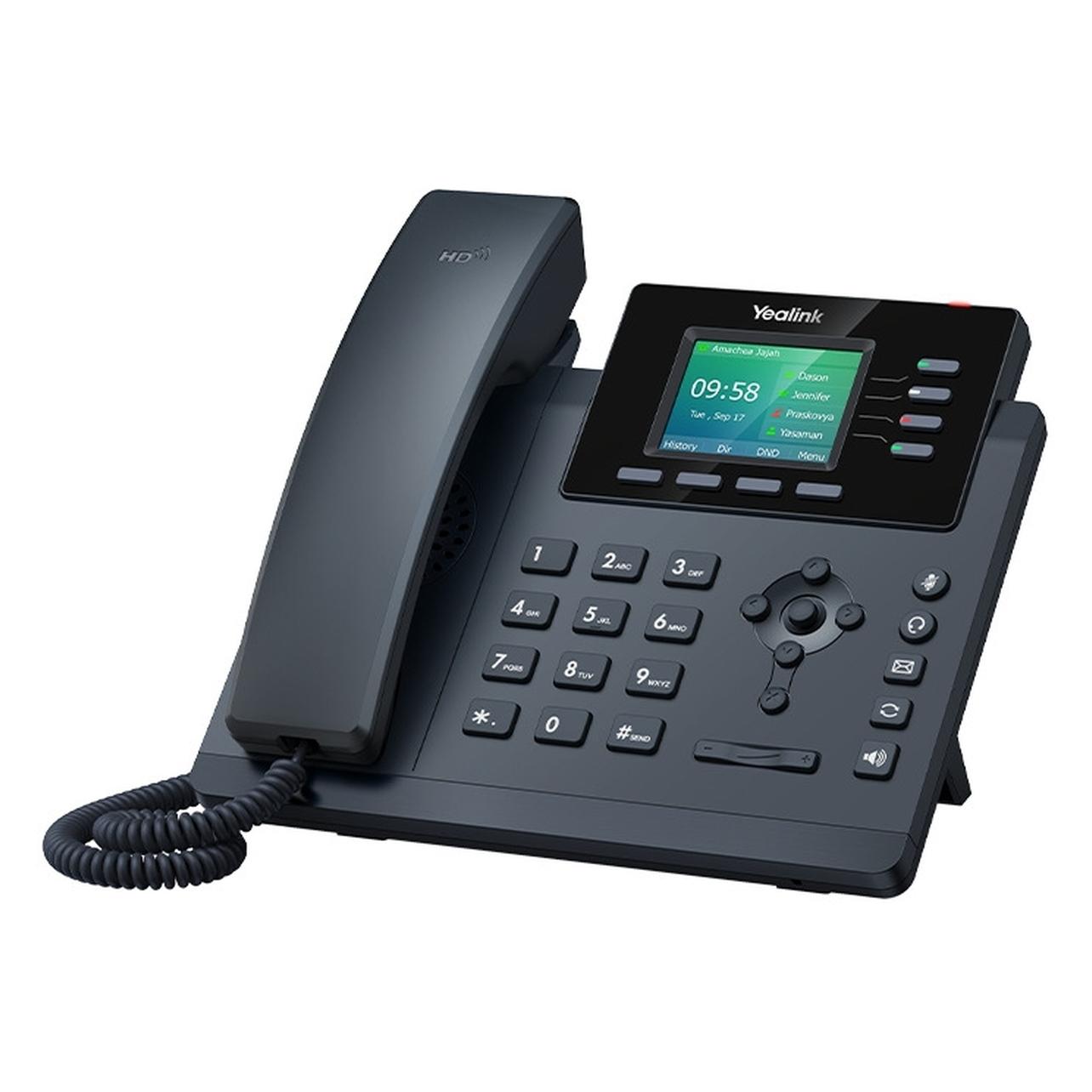 Yealink Téléphone SIP T34W 4 comptes Giga PoE Wifi (SIP-T34W)