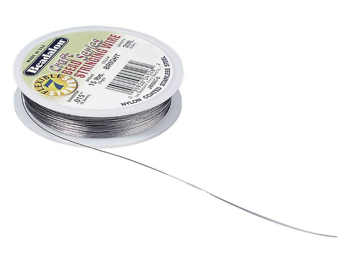 Rayher Schmuckdraht Kunststoffummantelt ⌀ 0.4 mm 9.2 m