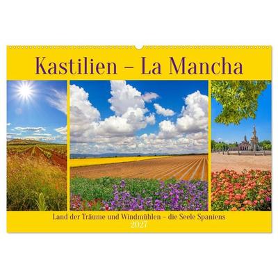 Kastilien - La Mancha (Wandkalender 2027 DIN A2 quer), CALVENDO Monatskalender