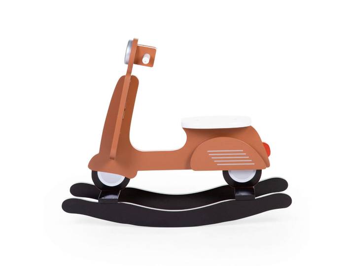 Childhome Schaukeltier Schaukelroller Cwrsru Rost, Schwarz, Rost, 25x57x70 cm, EN 71, Haltegriffe, Spielzeug, Babyspielzeug, Schaukeltiere & Hüpftiere